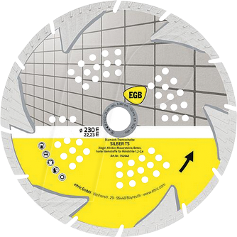 EGB 752645 - Diamant-Trennscheibe 230 mm ''Silber TS''