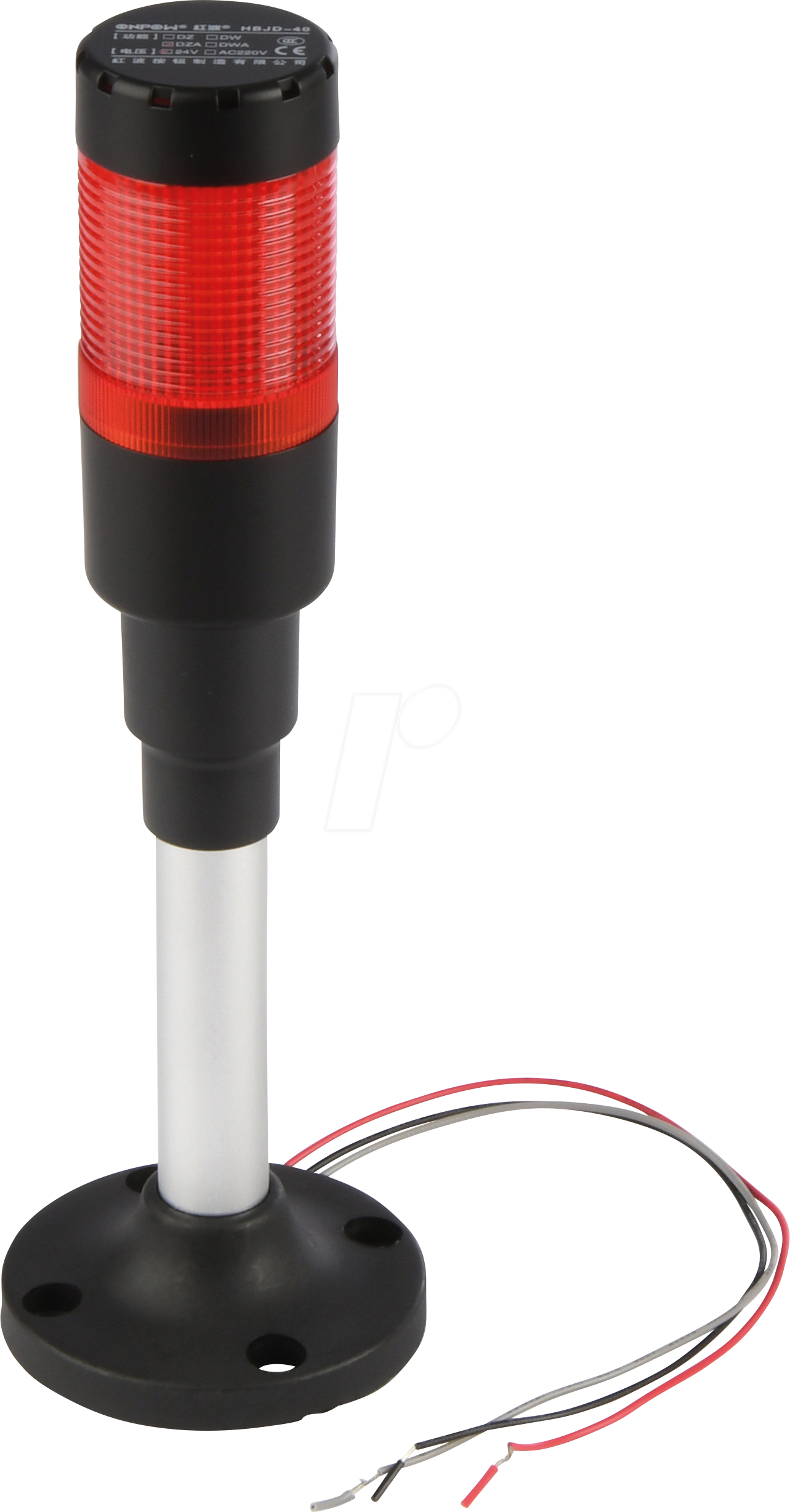 HBJD-DZA1R24B - Signalampel, Summer, rot, LED, 24 V AC/DC