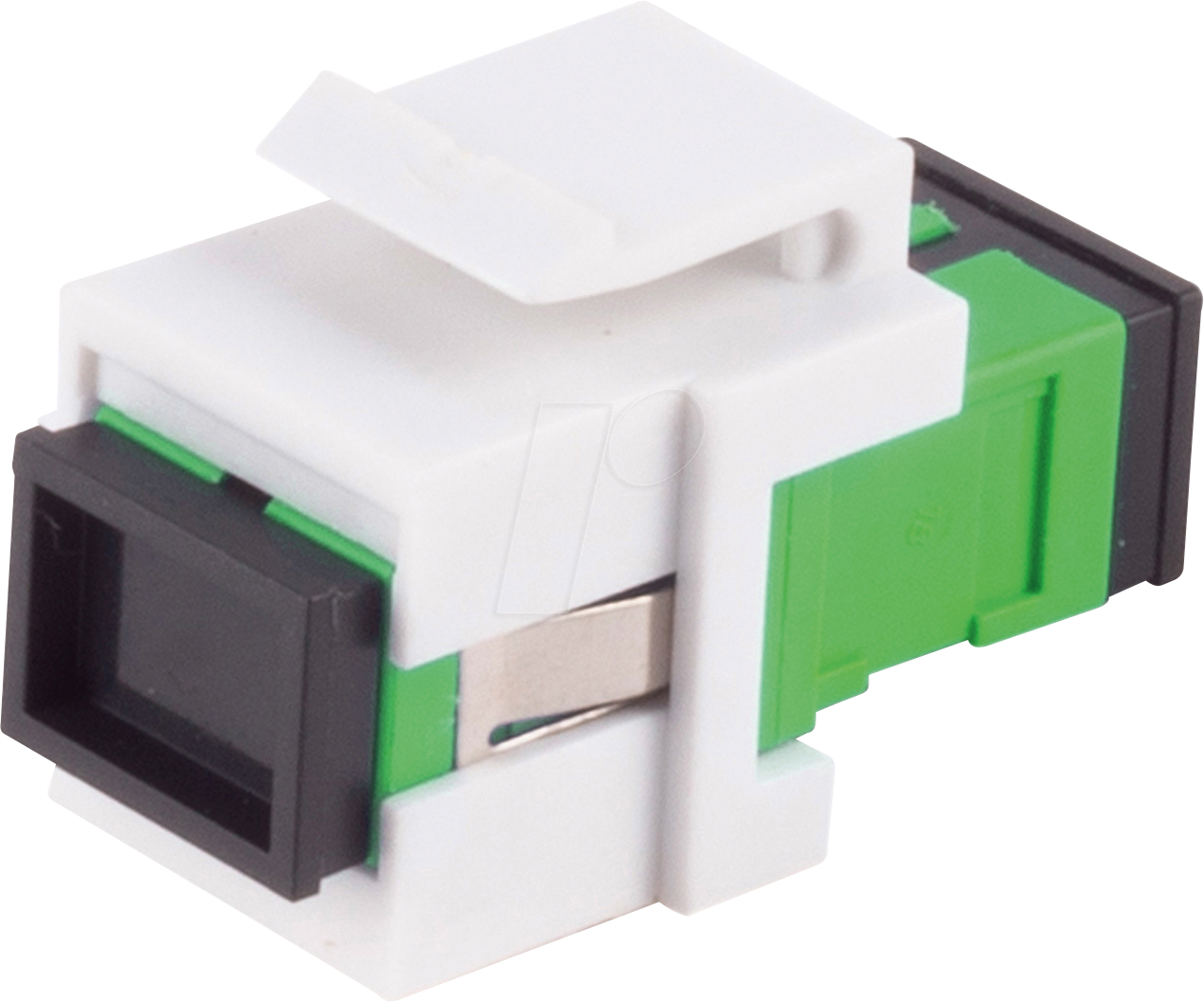 SHVP BS08-10211 - Keystone Modul, SC Simplex, OS1 / OS2, grün