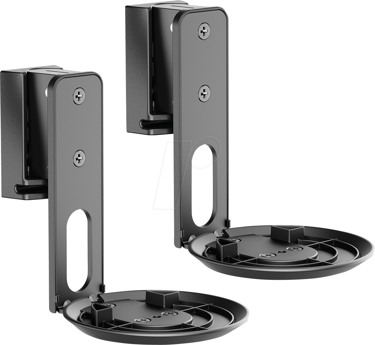 MYW HS40L - Wandhalter für SONOS Era 100, 2er Set, schwarz