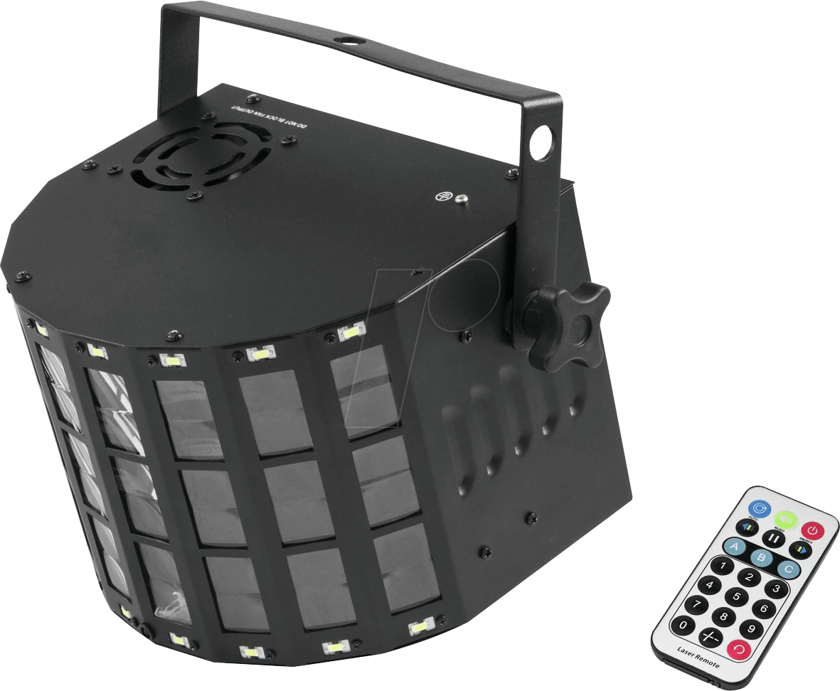 EURO 51918202 - LED-Lichteffekt, Strahleneffekt, 30 W, RGBW, DMX