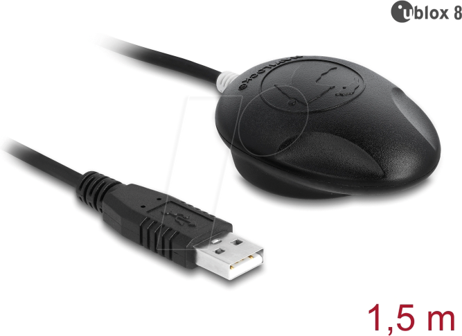 NAVILOCK 62781 - USB GNSS Empfänger, NL-802U EVA-M8Q, u-blox 8, 1,5 m