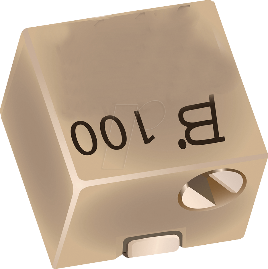 BOU 3224J-1-203 - Spindeltrimmer, 12 Gänge, 20 kOhm, linear