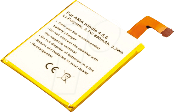 AKKU KINDLE 1 - Tablet-Akku für Amazon Kindle 4, Li-Pol, 890 mAh