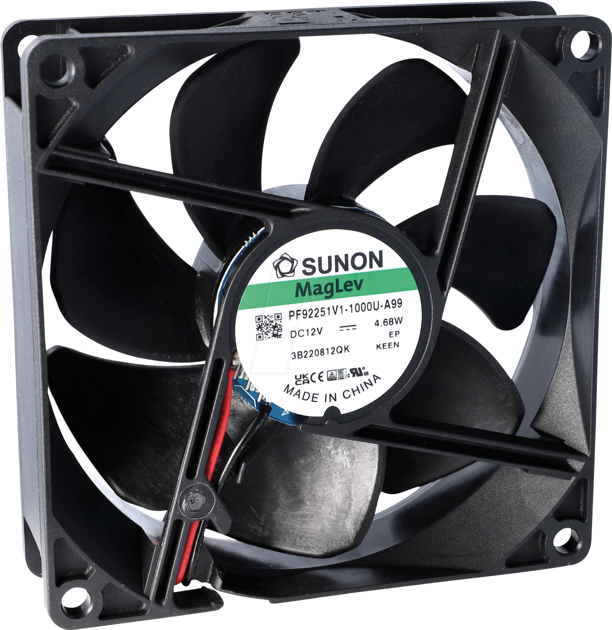 PF92251V11000US9 - Lüfter, 12 VDC, 92x92x25mm, Serie PE/PF