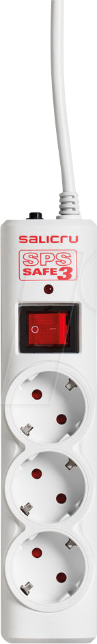 SALI 680BA000001 - Steckdosenleiste für USV, 3-fach Schutzkontakt