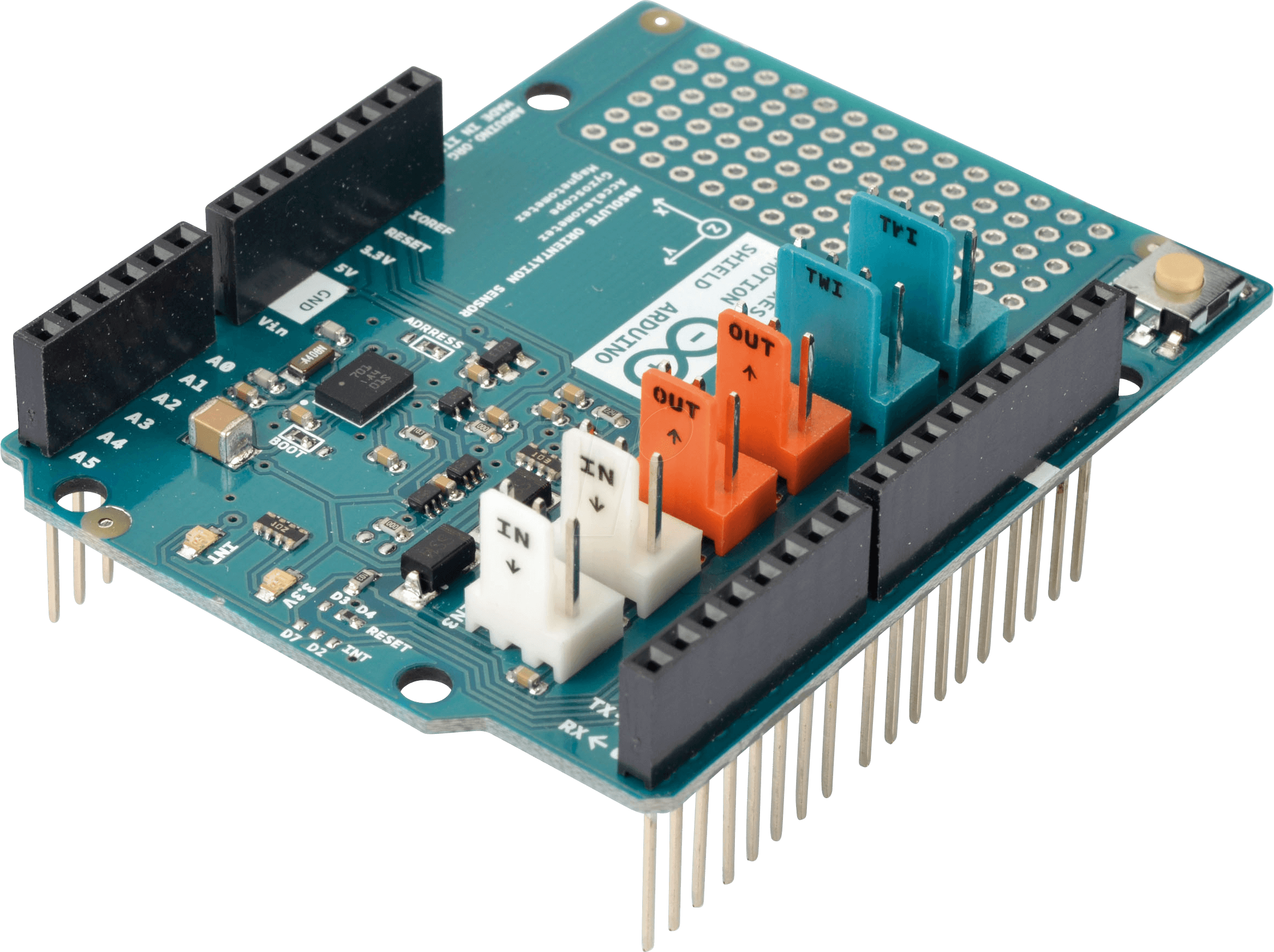 ARDUINO SHD SENS - Arduino Shield - Achsen Sensor, 9-Achsen, BN0055