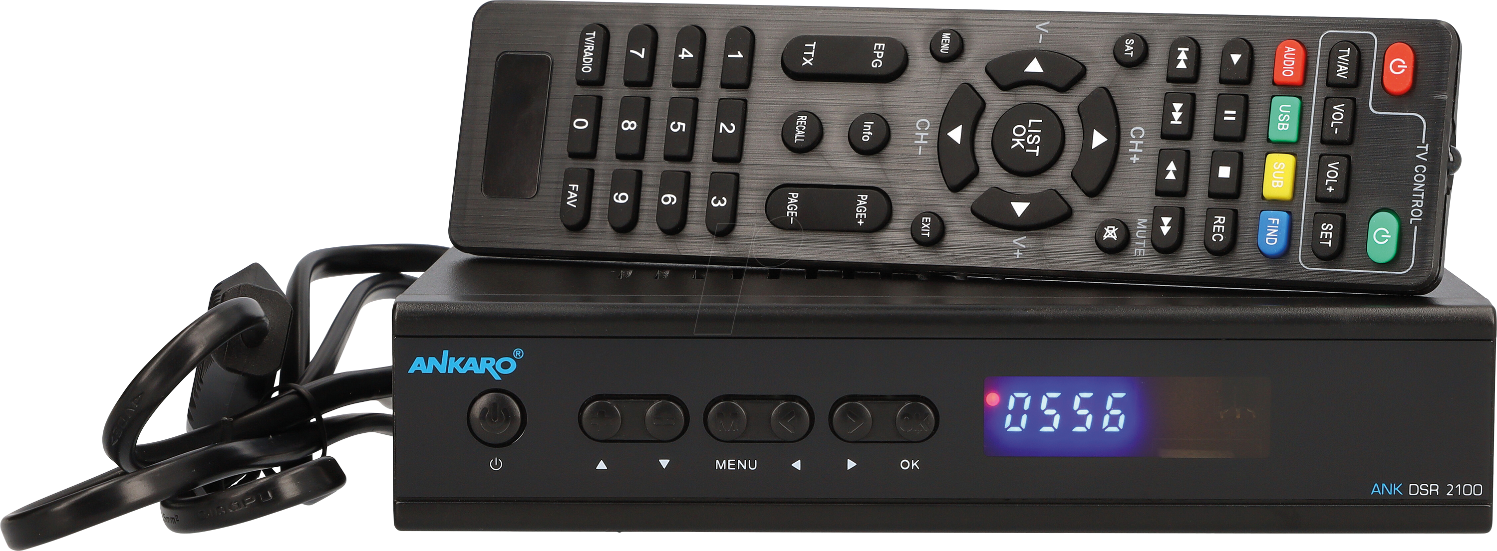 Thumbnail - ANK DSR 2100 PVR - Receiver, DVB-S2, 1080p, DSR 2100 mit PVR