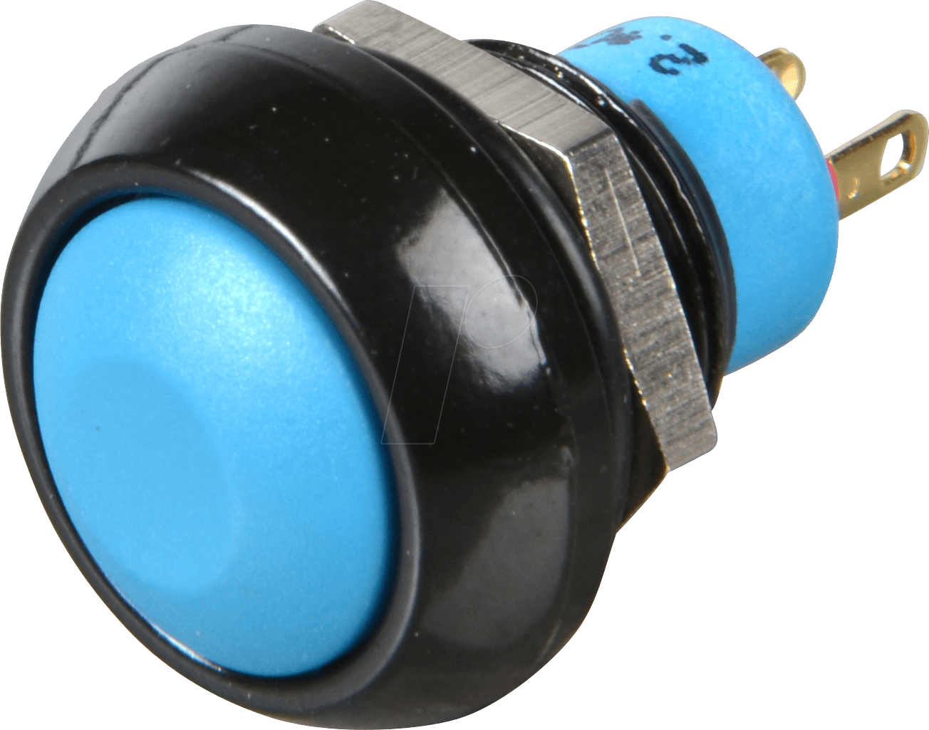 IP R3S BL - Drucktaster rund, Ø12mm, 0,2A-250VAC bl