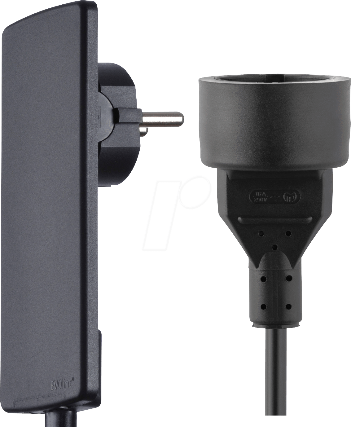 EVOLINE KU SW - Innovative Hebel-Platzspar-Verlängerung, sw