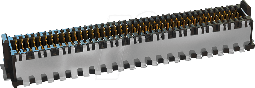 ZERO8 80 P 1,15 - Zero8 p gerade 1.15mm shield 80 polig, Plug, LOW, geschirmt