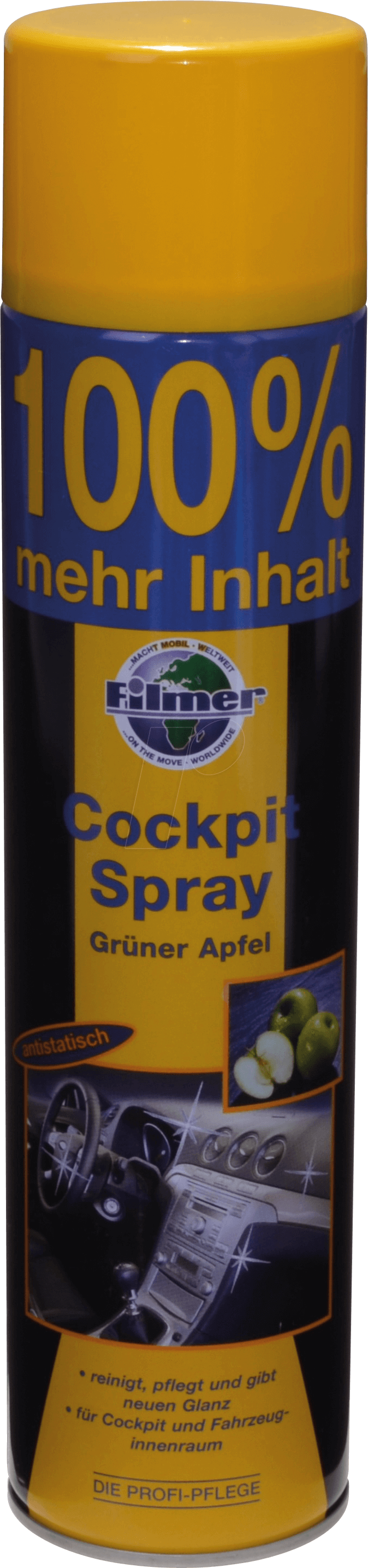 KFZ 60043 - KFZ - Cockpitspray Grüner Apfel, 600ml