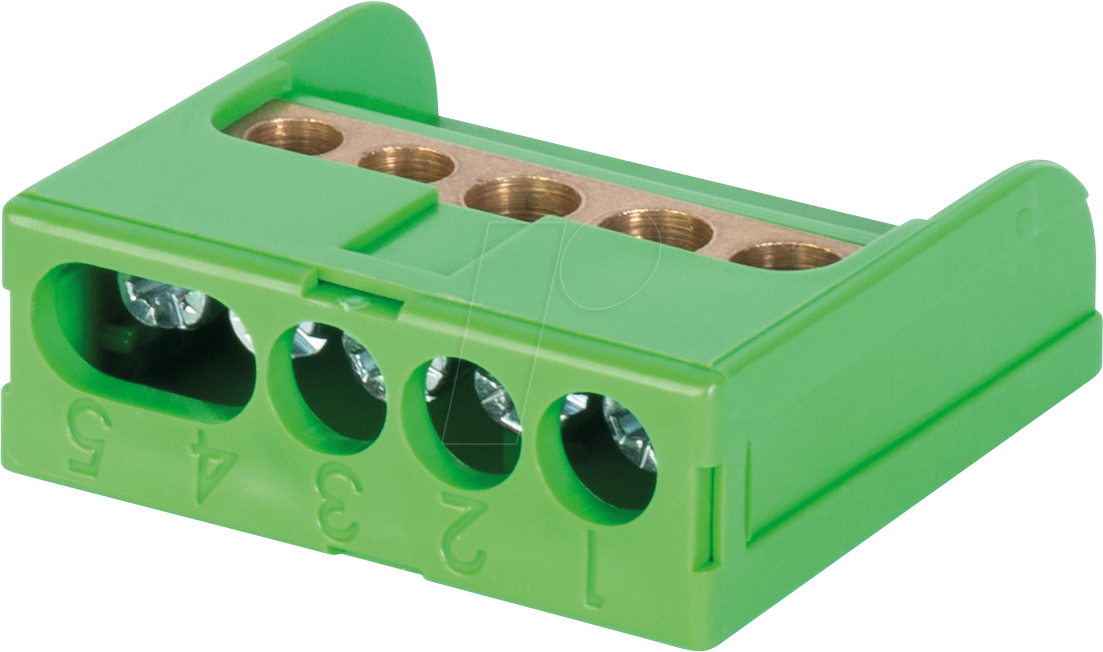 PE-KLEMME - Schraubklemme 5-polig, 3x16 mm², 2x10 mm²