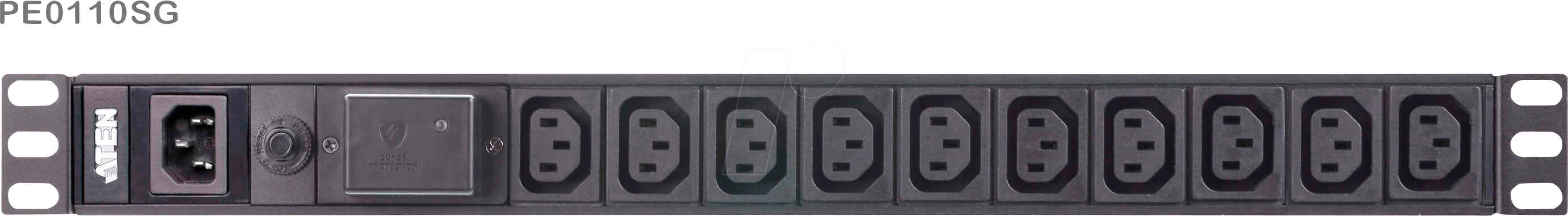 ATEN PE0110SG - Steckdosenleiste, 19'', 10-fach