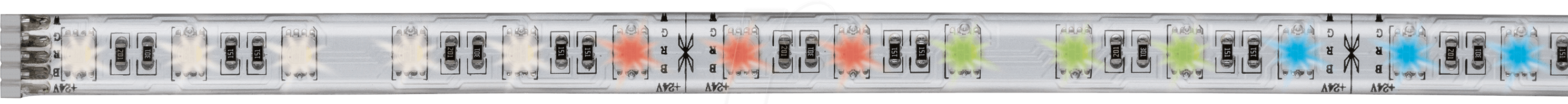 PLM 70634 - LED-Streifen MaxLED, 12 W, 806 lm, RGBW, 1000 mm, dimmbar