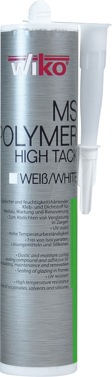WIKO 101648 - Kleb- und Dichtstoff auf MS-Polymer-Basis, 290 ml, weiß