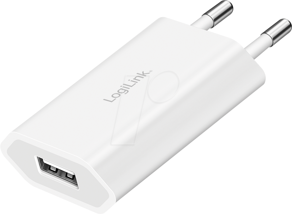 LOGILINK PA0093C - USB-Ladegerät, 5 W, 5 V, 1 A, 1x USB-A, weiß