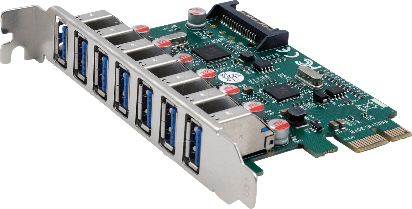 EXSYS EX-11088-2 - PCIe > 7 x extern USB 3.0 Typ A