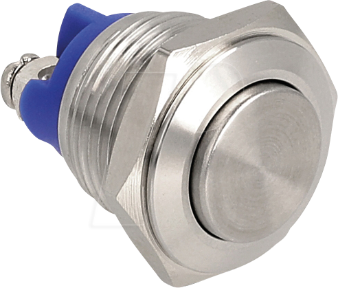 DELOCK 22038 - Drucktaster zum Einbau 16 mm 2 x Schraubklemme Taster hoch