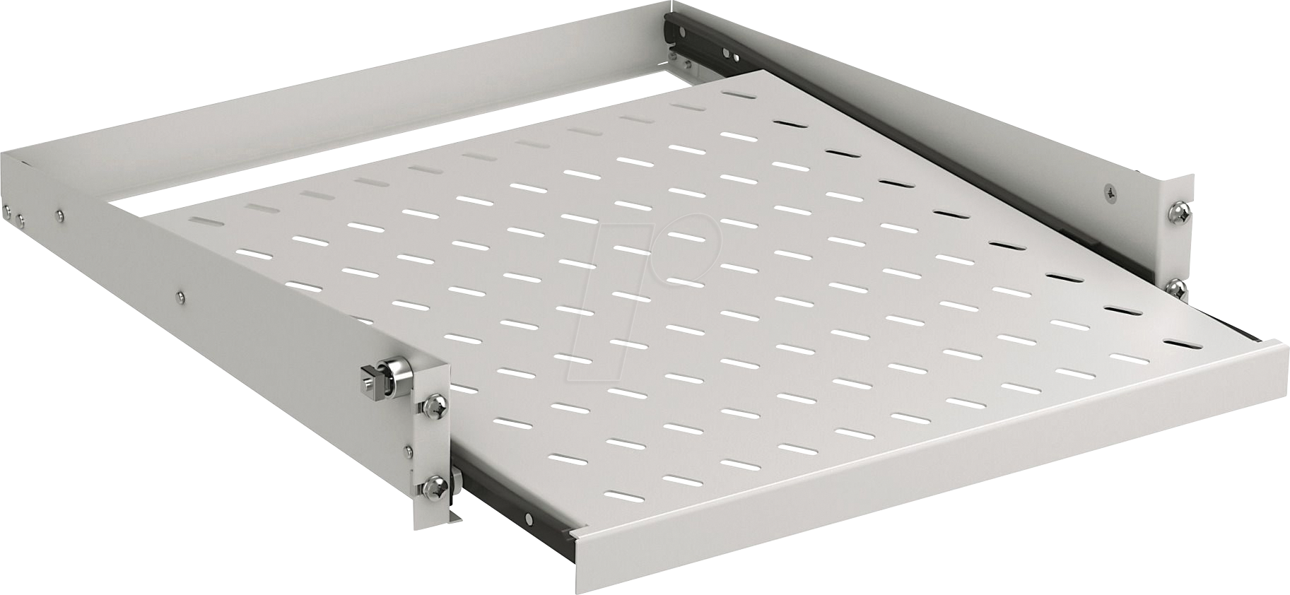 EFB 691667GR.2B - 19'' Fachboden, 2HE, Tiefe 455 mm, RAL7035