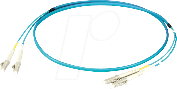 Thumbnail - O0312FT.5 - Duplex Jumper LC-LC OM3 Flat Twin 5 m