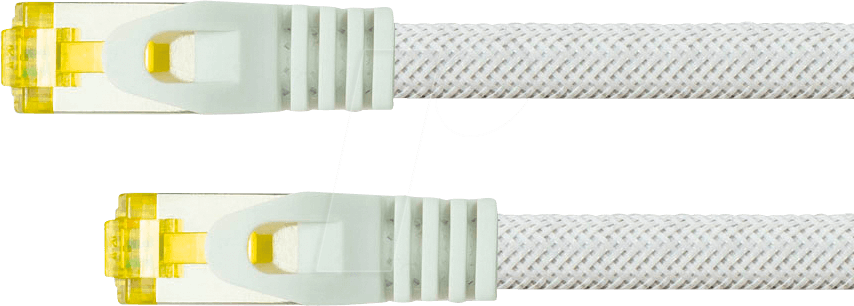 Thumbnail - PYT 8070PY-005W - Patchkabel - Rohkabel Cat.7 weiß 0,5 m