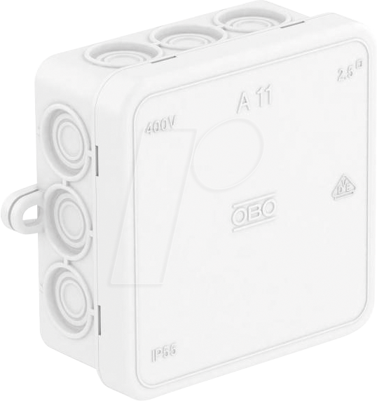 OBO 2000180 - Kabelabzweigkasten A 11, reinweiß
