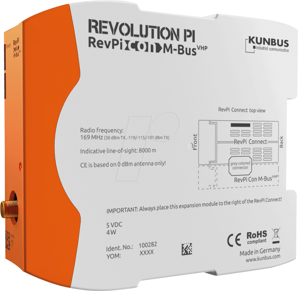 REVPI CON MBUS V - RevPi Con M-Bus - M-Bus-Erweiterung