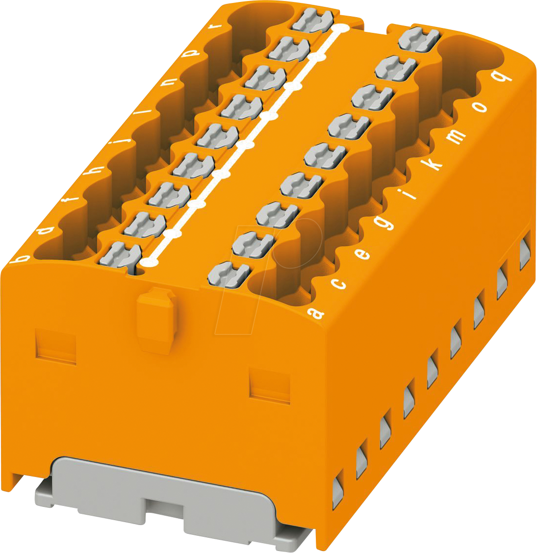 PHOE 3002794 - Verteilerblock PTFIX, 18X1,5, orange