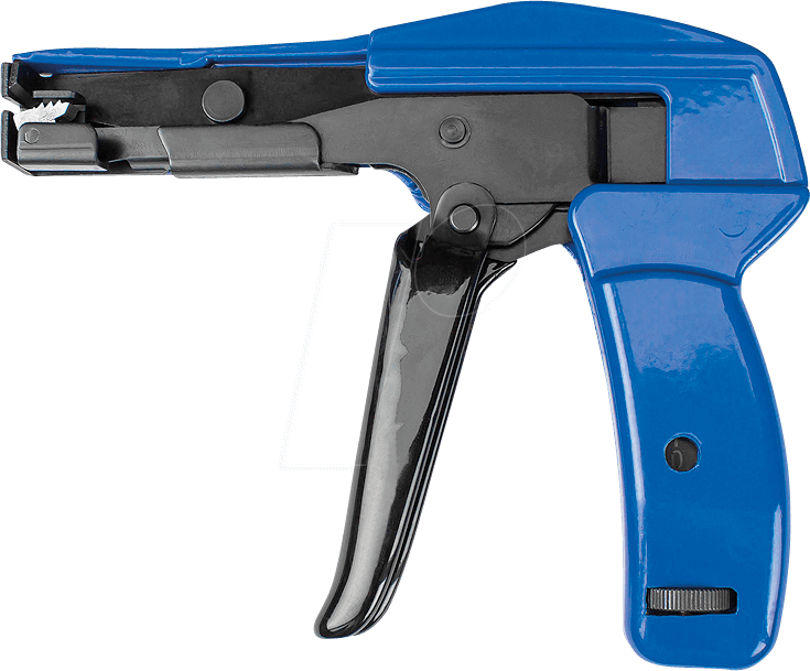 GC KAB-ZNG - Kabelbinderzange für Kunststoffbänder, blau / schwarz