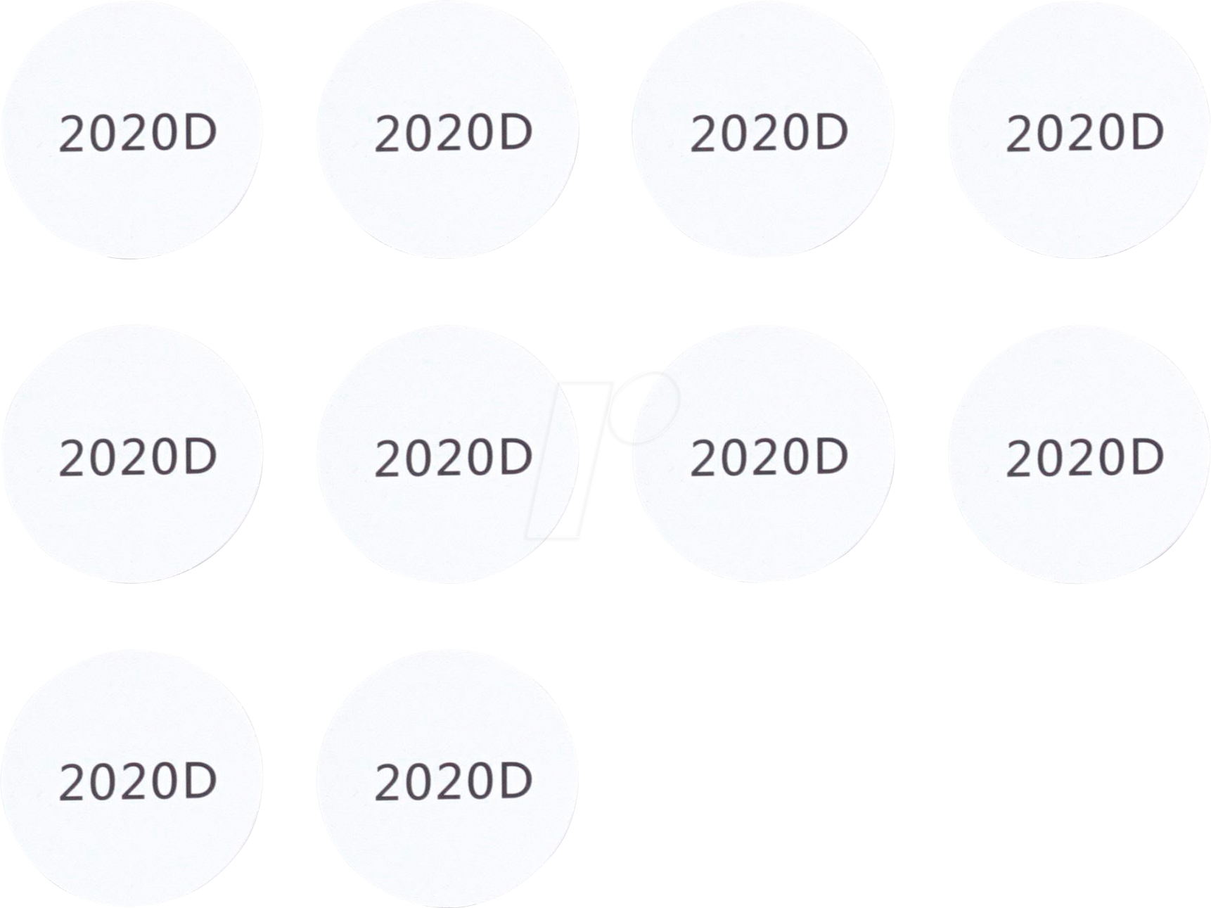 BERRYBASE 125450 - RFID / NFC Tags, weiß, 10 Stück