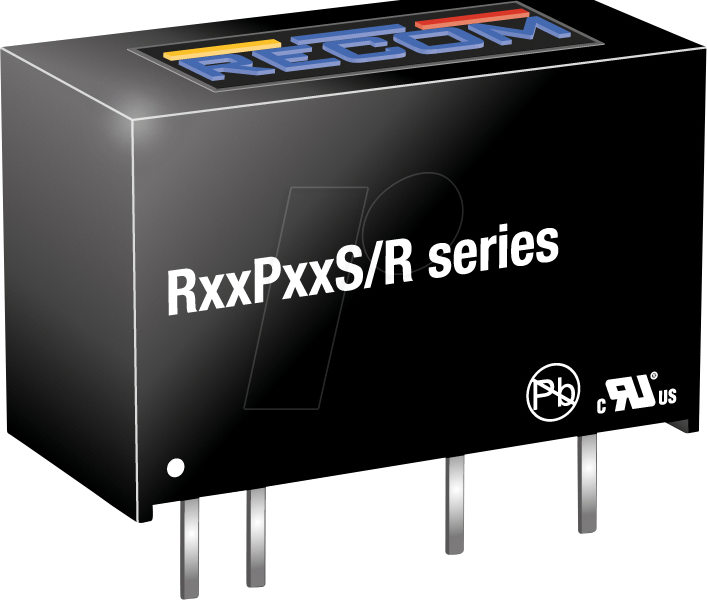 R05P05S-R8 - DC/DC-Wandler R05, 5 Vin, 5 Vout, 200 mA, SIP7