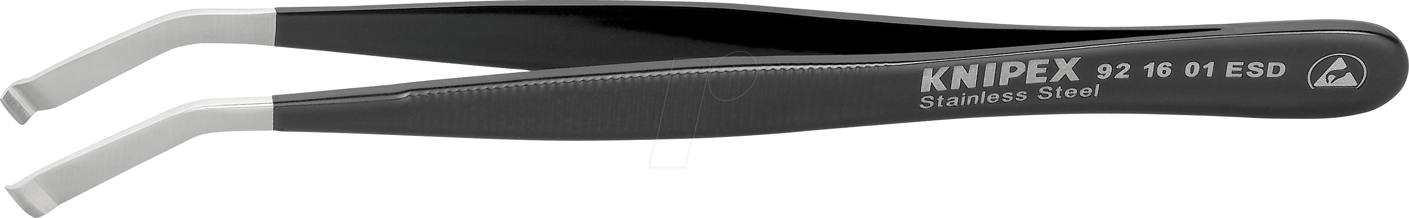KN 92 16 01 ESD - Positionierpinzette ESD Edelstahl