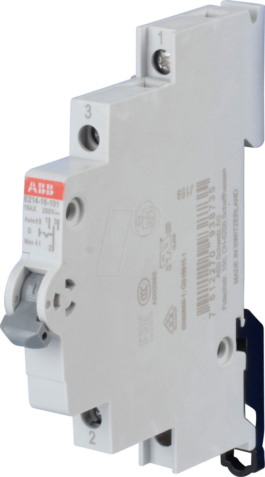 ABB E214-16-101 - Umschalter - 0,5 TE, 1-pol, I - 0 - II, 16 A