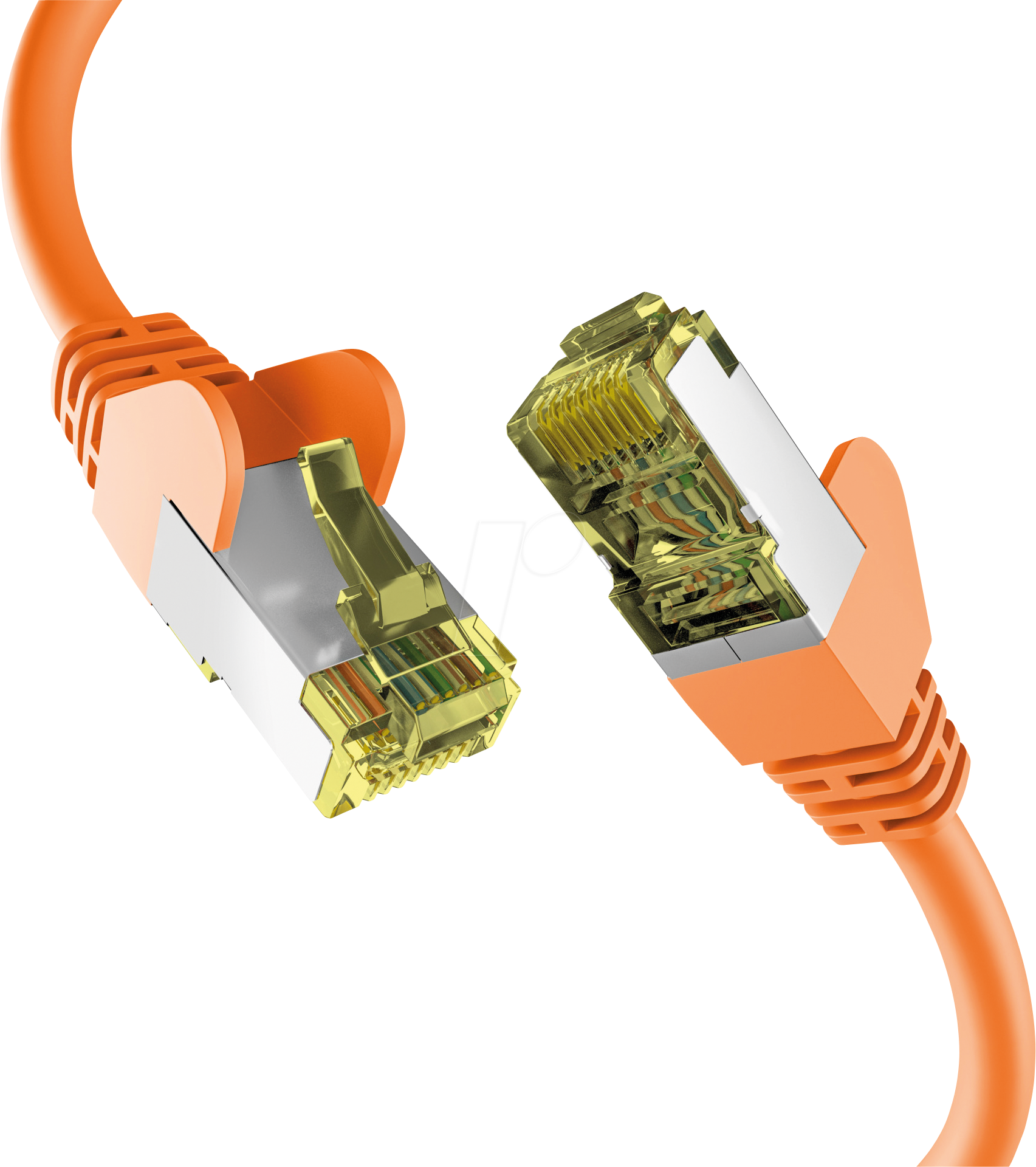 Thumbnail - EFB EC020200116 - Patchkabel, Cat.6a, S/FTP PiMF, 50 m, orange