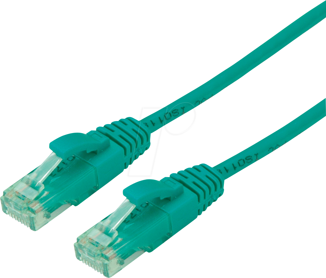 ROLINE 21453137 - Patchkabel Cat.6a UTP, grün, 10 m