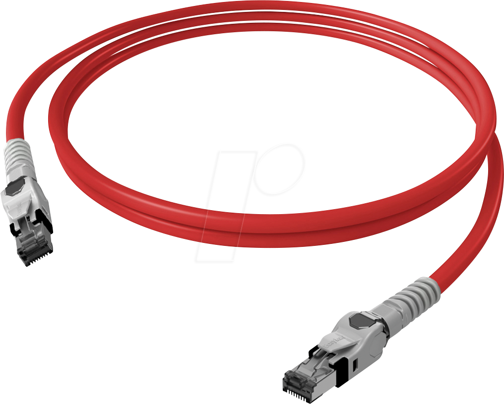 Thumbnail - CP1ORMSMS0020 - Cat.6a Patchkabel, S/FTP, VarioBoot, rot, 2 m