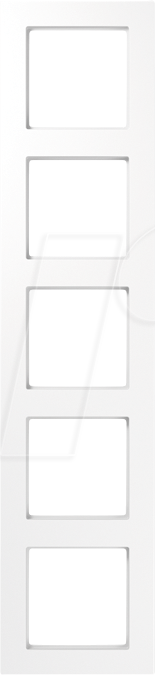 JG A5585 BF WW - Rahmen 5-fach, alpinweiß A 5585 BF