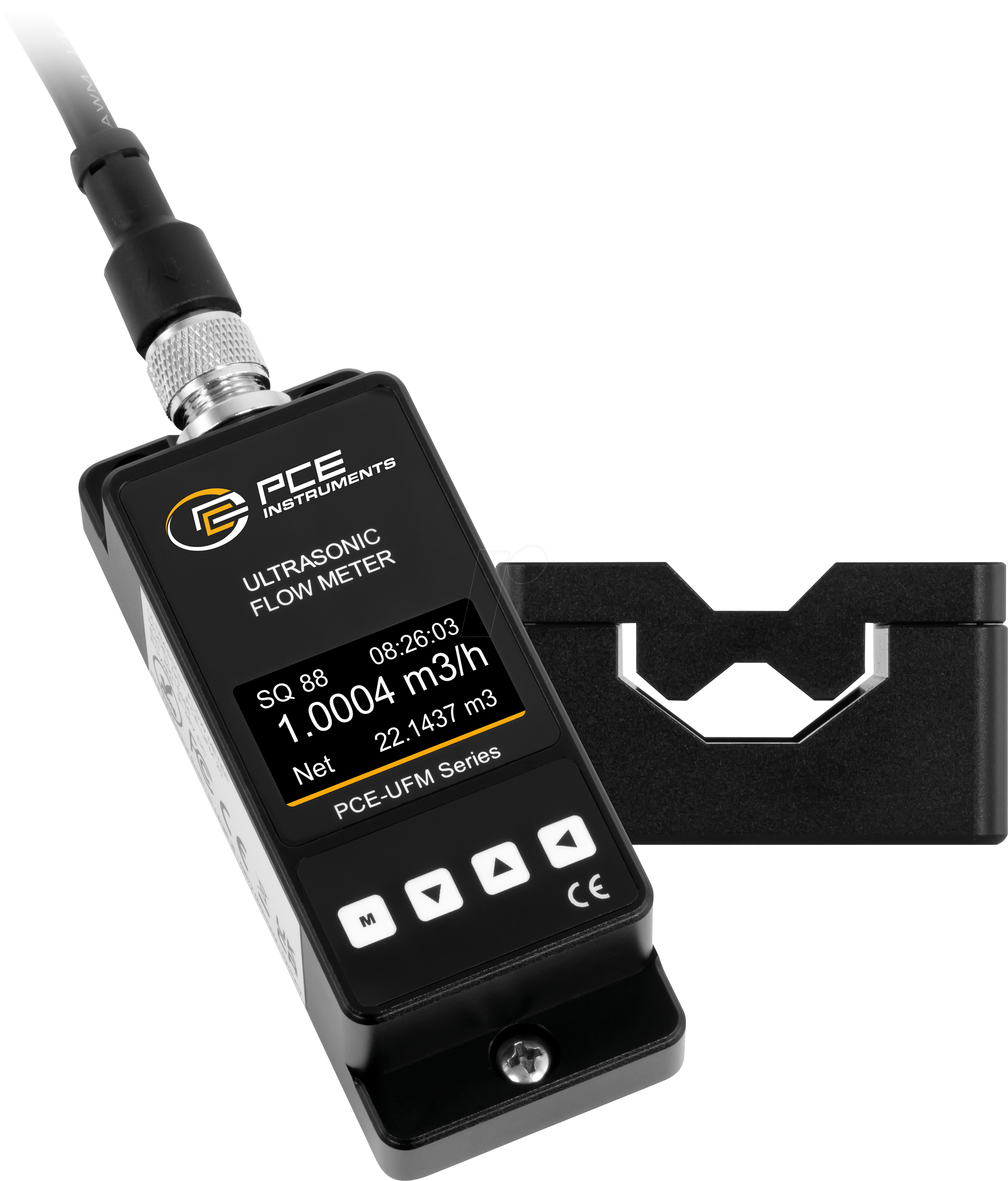 PCE UFM 4 - Durchflussmesser zum Festeinbau PCE-UFM 4
