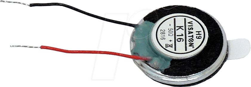 VIS K16-50 - Kleinlautsprecher K 16, 0,5W, 50Ohm