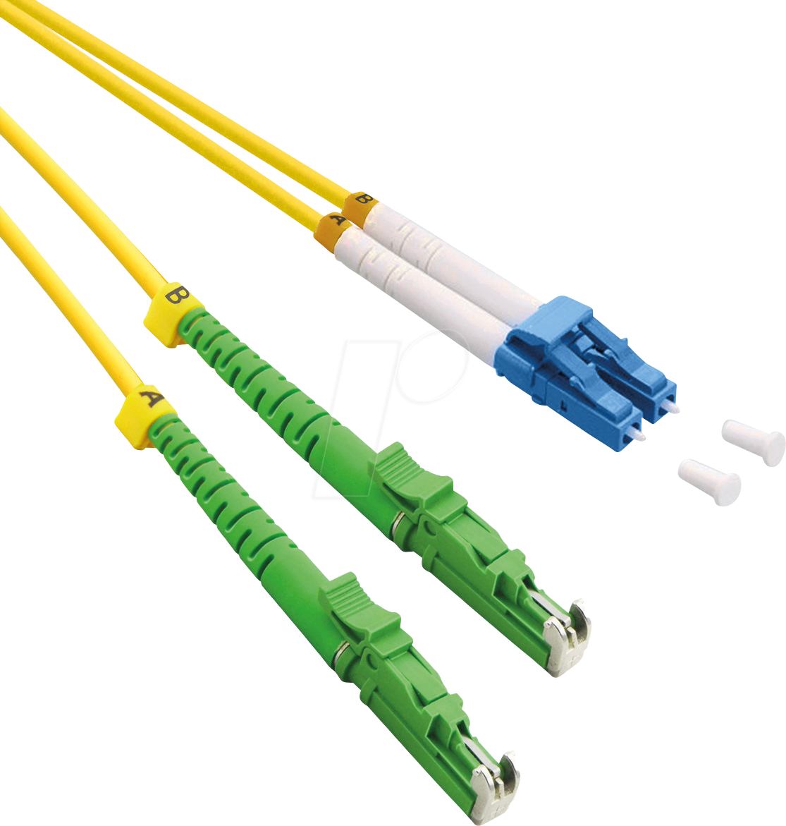 Thumbnail - ROLINE 21159517 - LWL Patchkabel, LSH-APC Duplex / LC Duplex, OS2, 9/125 µm, gelb,