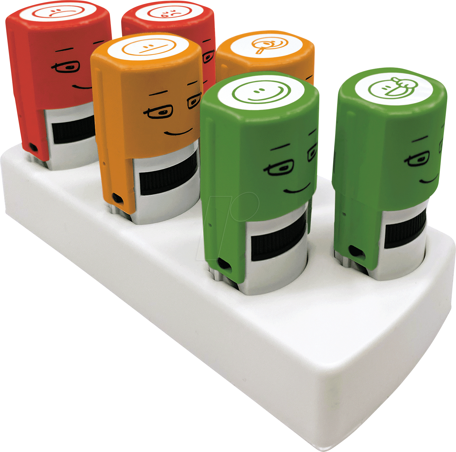 COLOP 157235 - Motivstempel, little NIO, Set, 6x Emoji