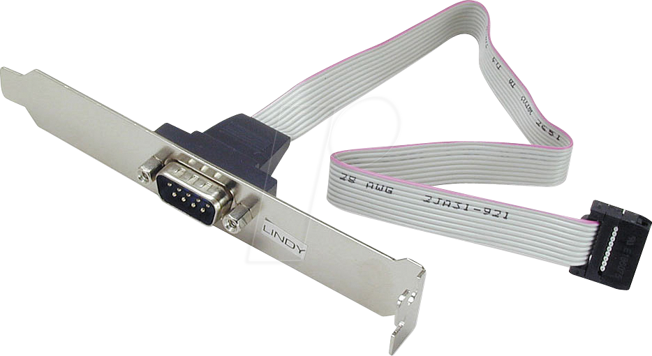 LINDY 33135 - Slotblech 1x Seriell DB9, für Maus, 25 cm