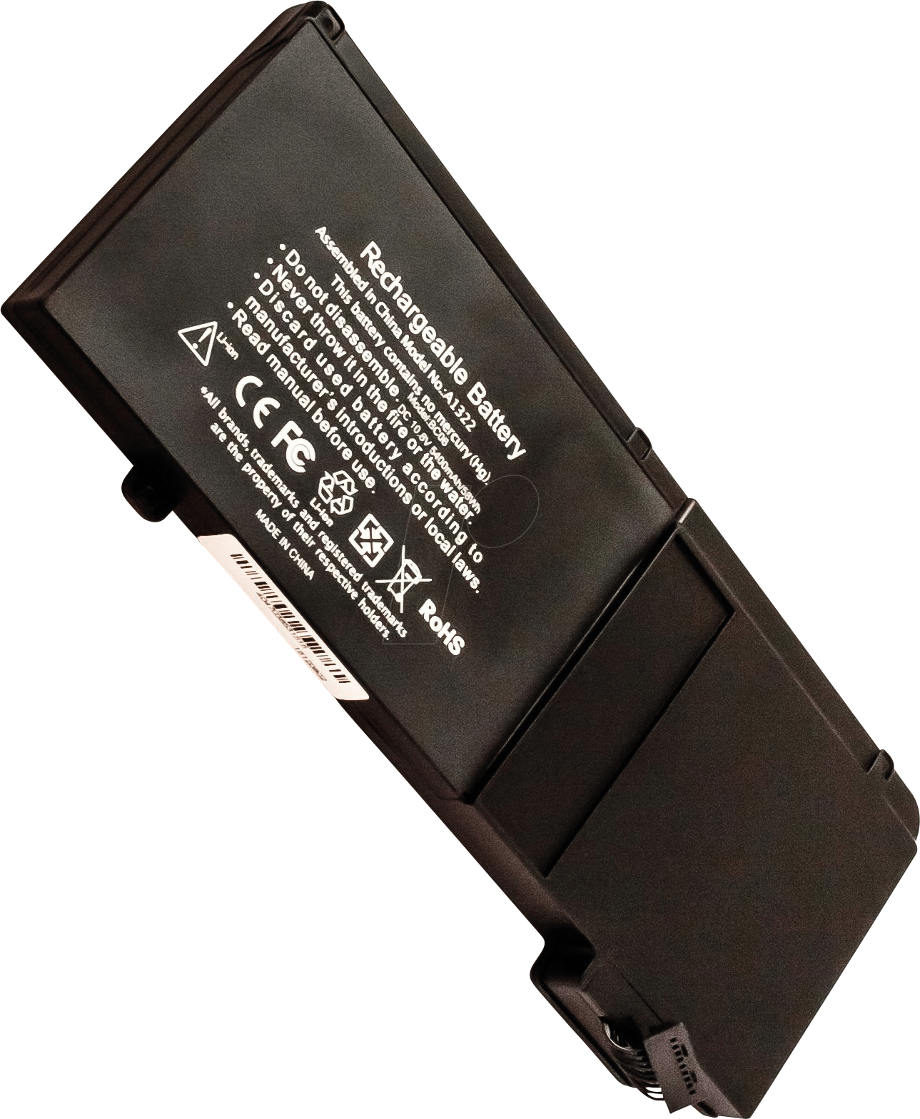 AKKU 53151 - Notebook-Akku für Apple MacBook Pro 2009 Version, Li-Po, 5800 mA