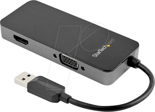ST USB32HDVGA - Adapter USB 3.0 A-Stecker auf VGA, HDMI, 4K 30 Hz