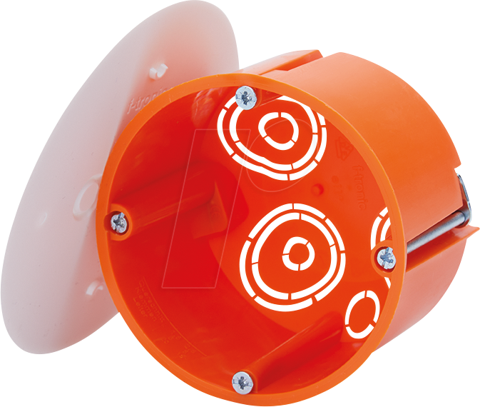 EL E119 - HW Abzweigdose E119, Ø 74mm, t=50mm, inkl. Schraubdeckel