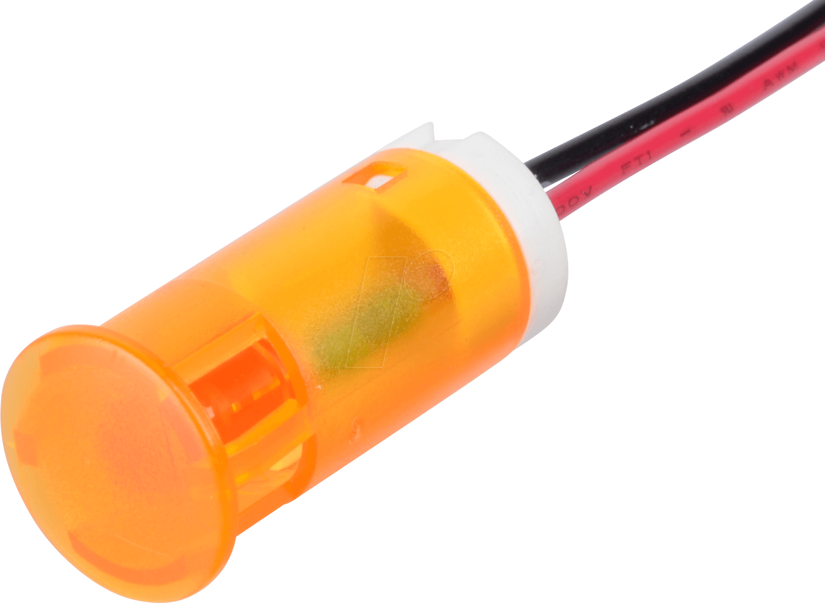 APM QS123 O12 - LED-Signalleuchte, orange, 12 V, Ø 12 mm, rund, bedrahtet