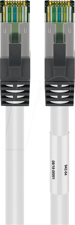 GOOBAY 55128 - Patchkabel Cat. 8.1-Rohkabel S/FTP, 7,5 m, weiß