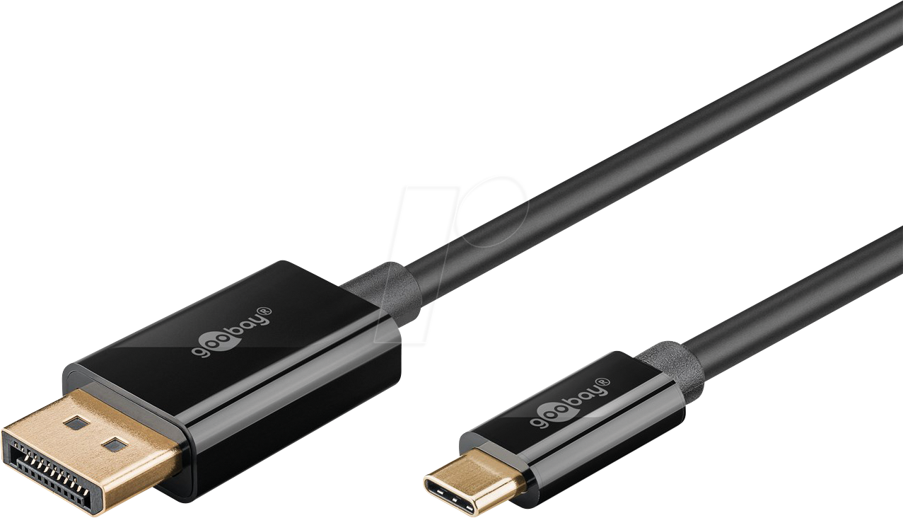 GOOBAY 75705 - Adapterkabel USB C > DP, 4K 60 Hz, 2,0 m