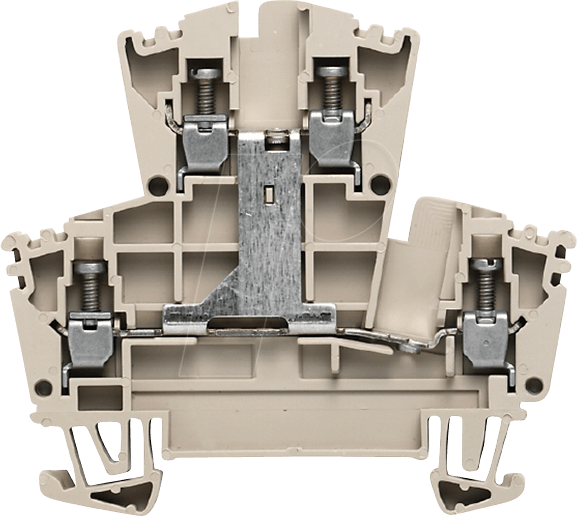 WDK 2.5V - Durchgangsklemme Klippon® Connect, W-Serie beige